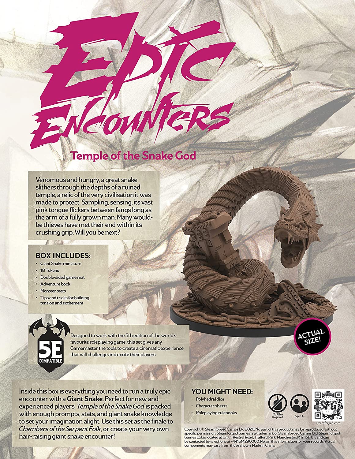 Dungeons and Dragons : Epic Encounters - Temple of the Snake God